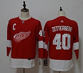 Women Red Wings 40 Henrik Zetterberg Red Adidas Jersey,baseball caps,new era cap wholesale,wholesale hats